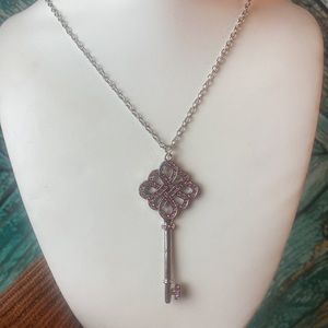 Unlocked Pink Necklace